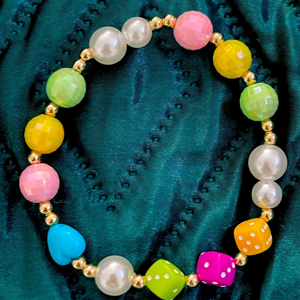 💛🧡🩷Colorful beaded bracelets 💚💜🩵